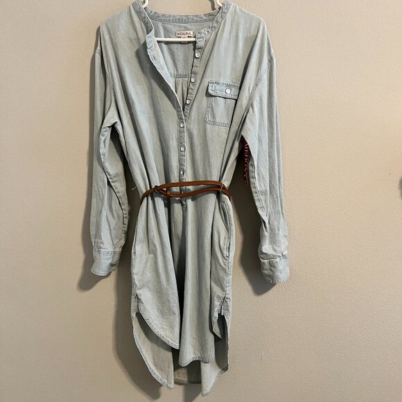 Merona Chambray Dress - Sz XXL (NWT) - Picture 1 of 9